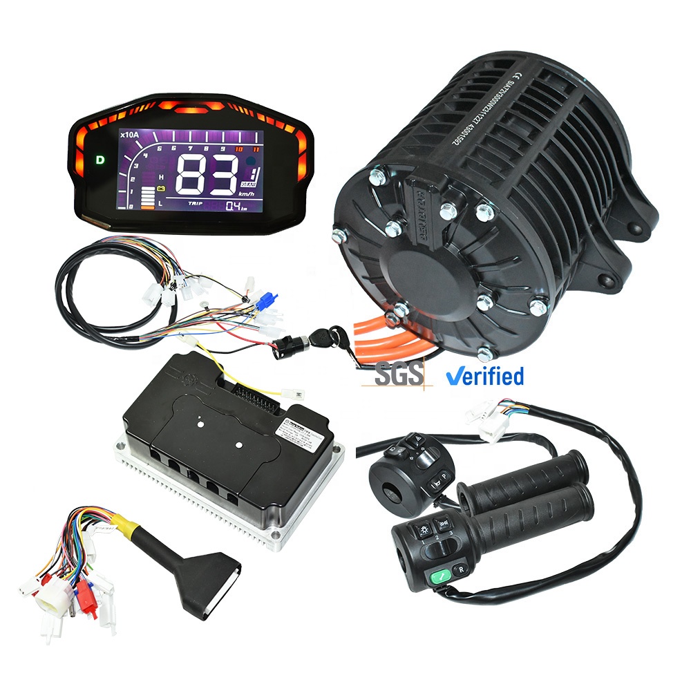 Mid Drive Motor Kit 72V 3000W - ชุดมอเตอร์ไซค์ไฟฟ้า Fardriver 72680 ระบบระบายความร้อนด้วยอากาศ 72v 3000w