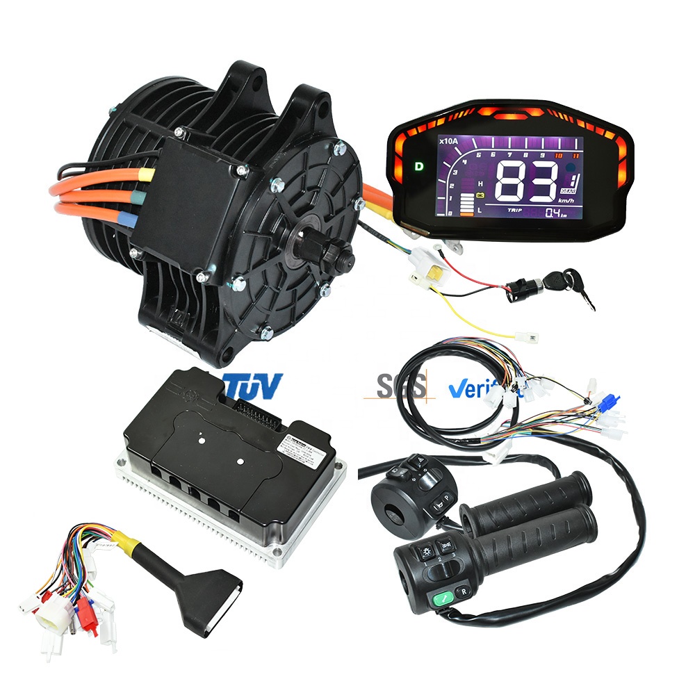Mid Drive Motor Kit 72V 3000W - มอเตอร์ PMSM แบบโรเตอร์ด้านใน ขับเคลื่อนตรงกลาง 72V 3000W