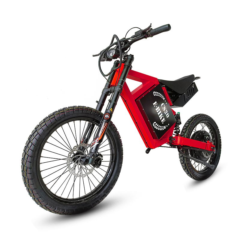 72V 12000W Electric Dirt Bike - 2026 ใหม่ CS20 มอเตอร์ไซค์วิบากไฟฟ้า Kenda คุณภาพสูงระดับมืออาชีพ