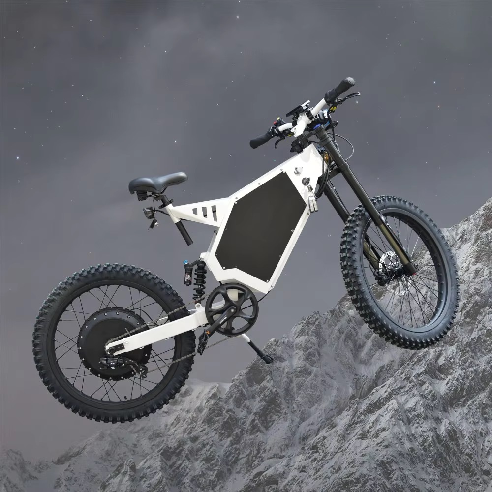 จักรยานไฟฟ้าฟูลซัสเพนชั่น 48v  - 8000W Stealth Bomber Ebike บทวิจารณ์และราคา