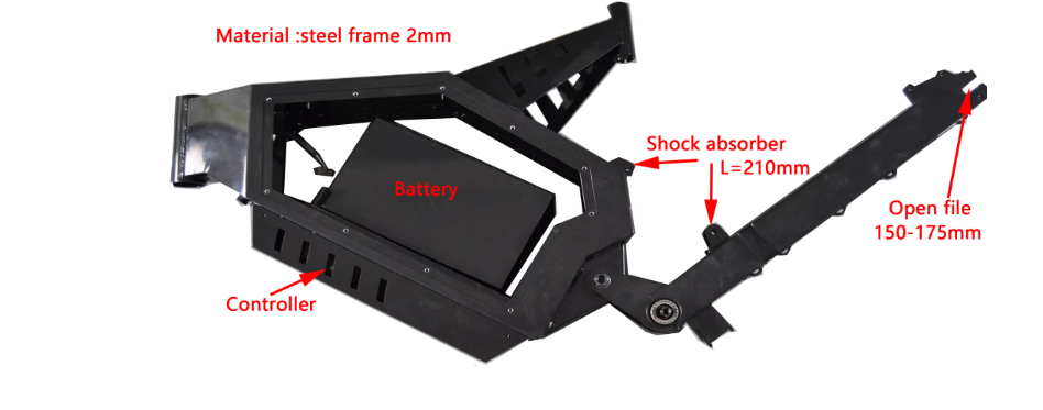 สำหรับเฟรมจักรยานไฟฟ้าแบบ Endu - 8000W Stealth Bomber Ebike บทวิจารณ์และราคา