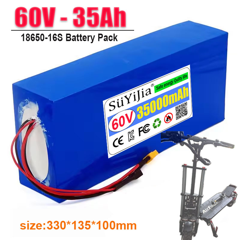 60V 35Ah 18650 แบตเตอรี่ลิเธีย - 60V 30Ah Electric Scooter Battery บทวิจารณ์และราคา