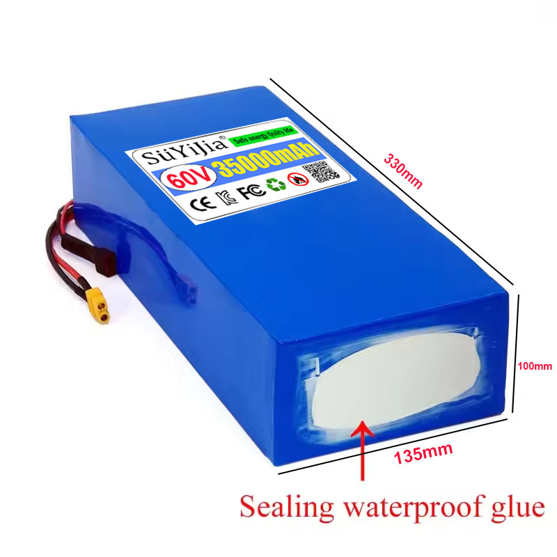 60V 35Ah 18650 แบตเตอรี่ลิเธีย - 60V 30Ah Electric Scooter Battery บทวิจารณ์และราคา